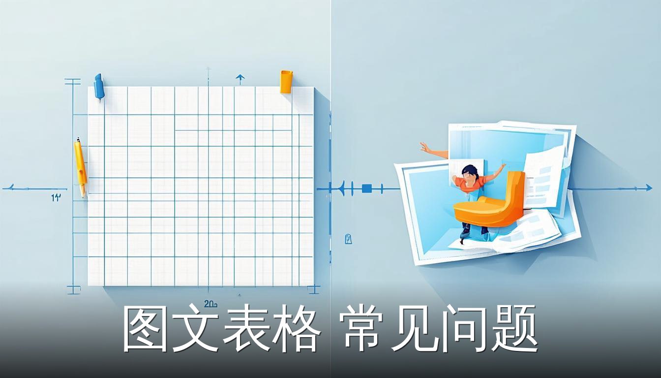 图文表格常见问题：图片嵌入表格单元格的排版示意图