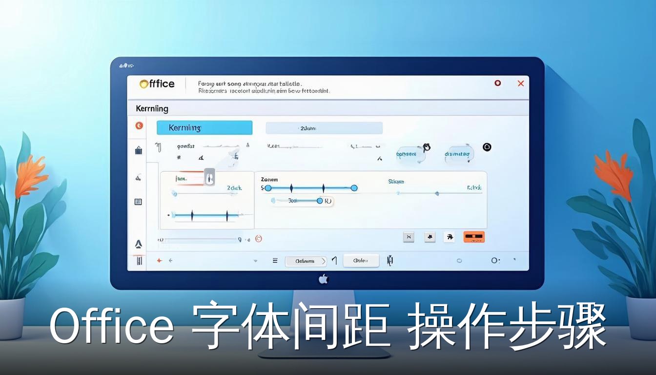 Office 字体间距设置对话框中的字符间距选项卡