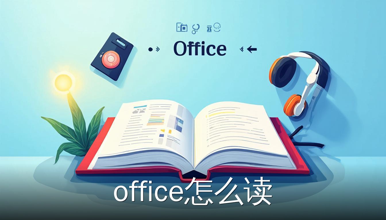 office怎么读 基础解释 使用场景 朗读功能 书籍 耳机 喇叭 图标