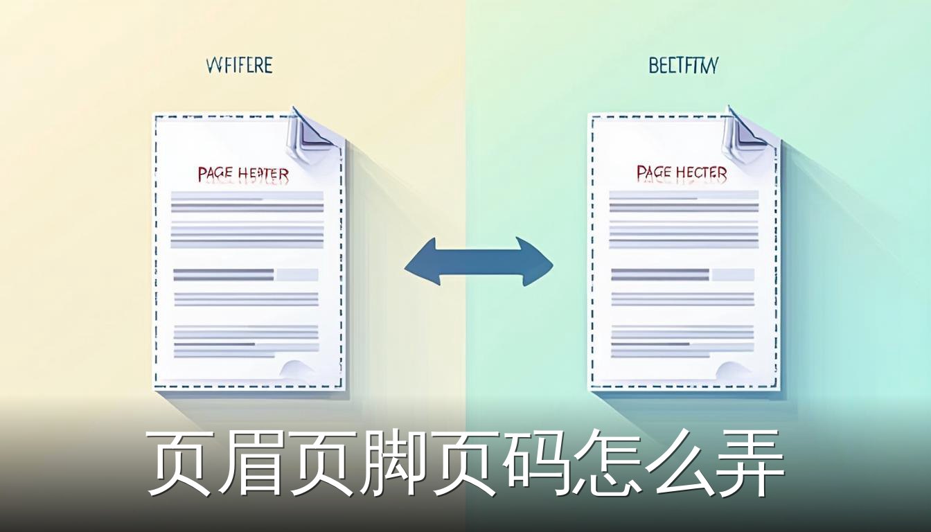 页眉页脚页码怎么弄 页眉页脚编辑区域示意图